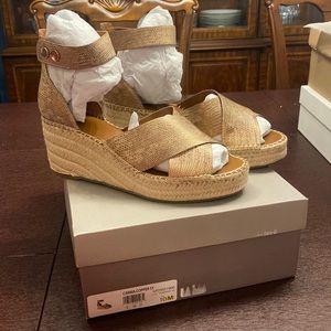 BNIB Franco Sarto copper espadrilles